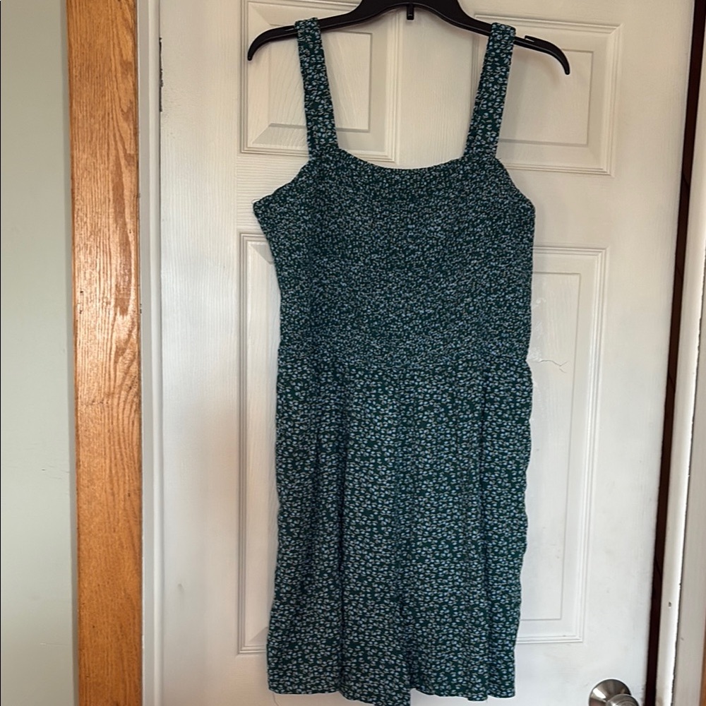 Floral Green Dress